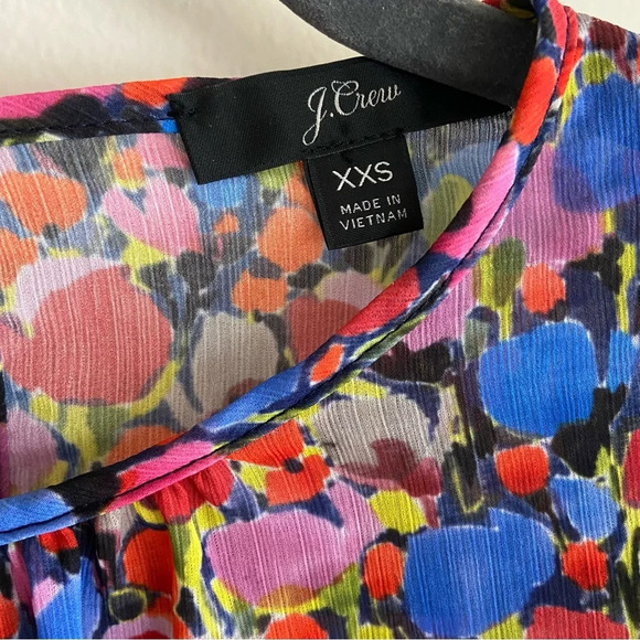 J Crew Cinched-waist dress in watercolor floral print - Picture 7 of 11